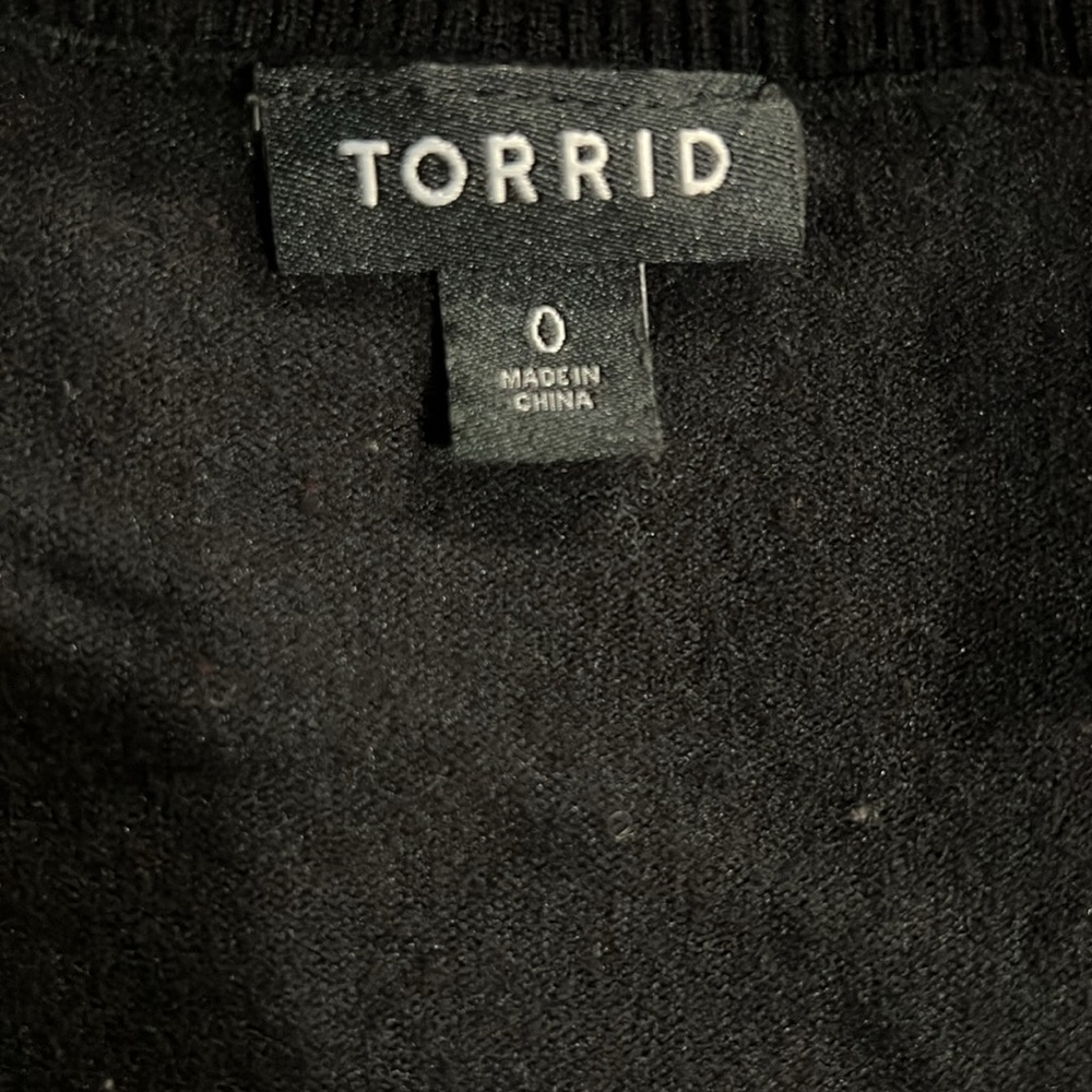 Torrid Mini Challis To Knit Dress size 0 GUC! - Picture 5 of 10
